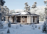 Фасад ДК-133 Зима