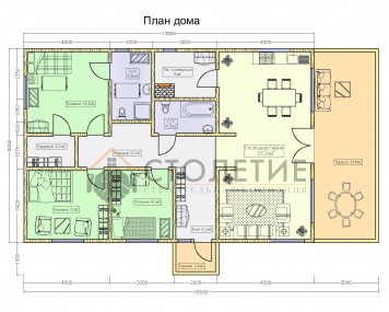 Плаировка 1 этажа 