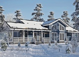 Фасад ДК-143 Зима