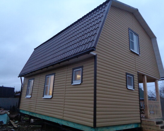 Двухэтажный каркасный дом построенный в поселке Апраксин всего за 21 день фото 5
