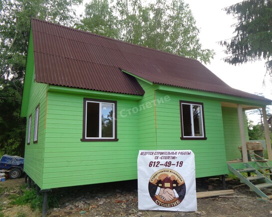 Фасад каркасного дома в Новая Ропша - фото 2