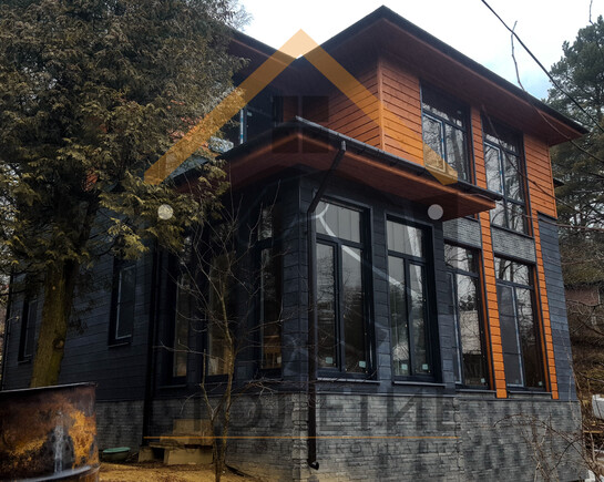 Каркасный двухэтажный дом по индивидуальному проекту в Токсово фото 1