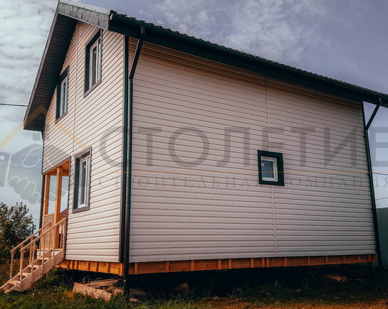 Каркасный дом площадью 108 кв метров в п Живой Ручей-2 фото-3