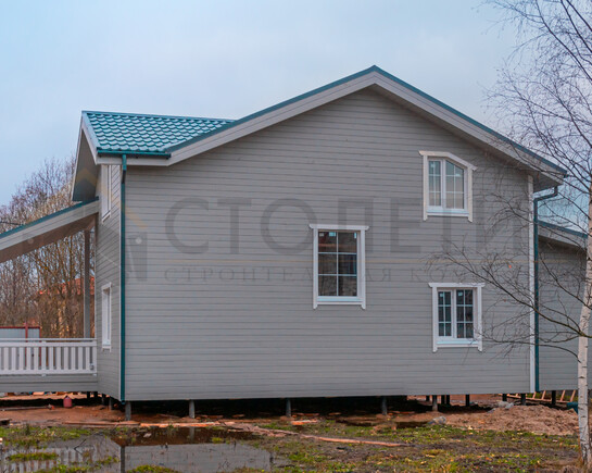 Фото 5 - каркасный зимний дом 8,5 на 12 по проекту ДК-101 Малое Карлино