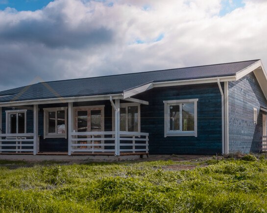 Фото 4 - каркасный одноэтажный зимний дом 8,5 на 10 по индивидальному проекту Деревня Келливере