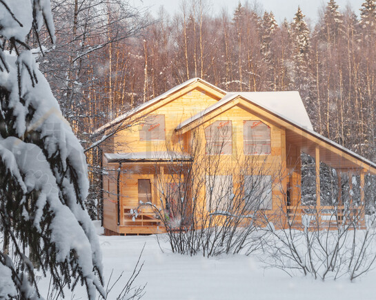 Фото 3 - каркасный зимний дом 9 на 12 по увеличенному проекту ДК-101 Рощино