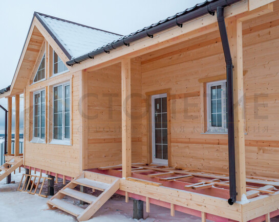 Фото 5 - каркасный зимний дом 11,5 на 8 по проекту ДК-110 Анненские высоты
