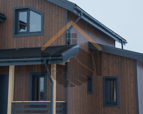 Фото 2 - каркасный зимний дом 8,5 на 12 по проекту ДК-101 в дер. Аннолово