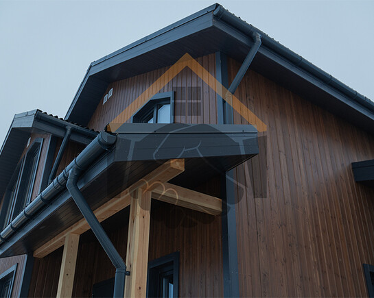 Фото 3 - каркасный зимний дом 8,5 на 12 по проекту ДК-101 в дер. Аннолово
