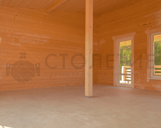 Фото 5 - брусовой зимний дом 9 на 12 по индивидуальному проекту в пос. Борисово