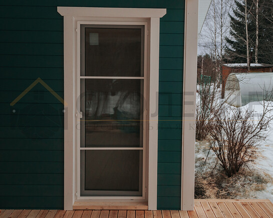 Фото 9 - каркасный зимний дом по проекту ДК-109 с индивидуальными изменениями в пос. Мга