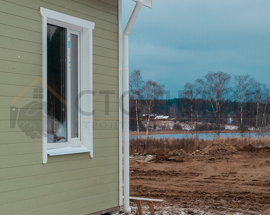 Фото 5 - каркасный зимний дом 8х12 м по индивидуальному проекту в пос. Тиурула