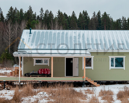 Фото 6 - каркасный зимний дом 8х12 м по индивидуальному проекту в пос. Тиурула