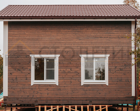 Фото 4 - брусовой зимний дом 7 на 9 по проекту ДБ-119 Васкелово