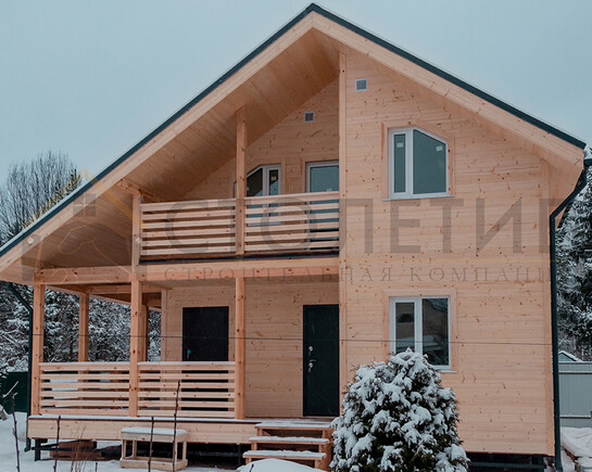Фото 2 - каркасный зимний дом по проекту ДК-119 в пос. Вырица