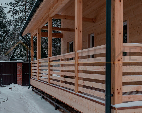 Фото 3 - каркасный зимний дом по проекту ДК-119 в пос. Вырица