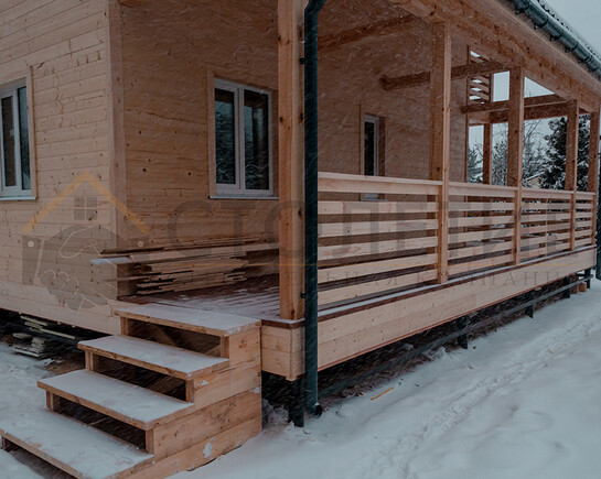 Фото 4 - каркасный зимний дом по проекту ДК-119 в пос. Вырица